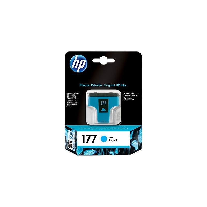 HP 177  Cyan Cartridge-C8771HE