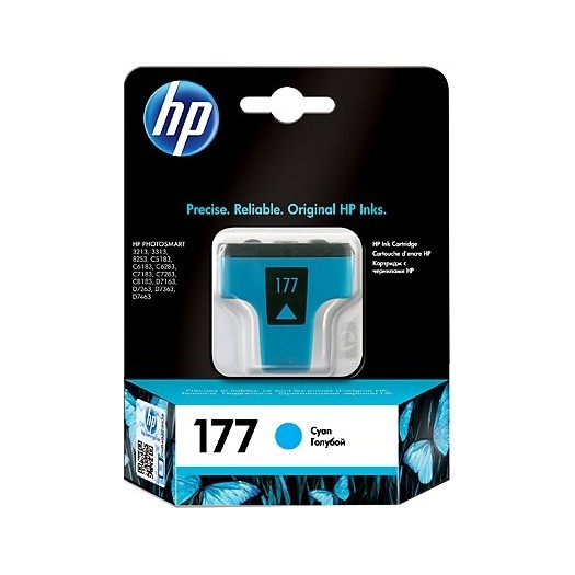 HP 177  Cyan Cartridge-C8771HE