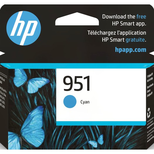 HP 951  Cyan Cartridge-CN050AN