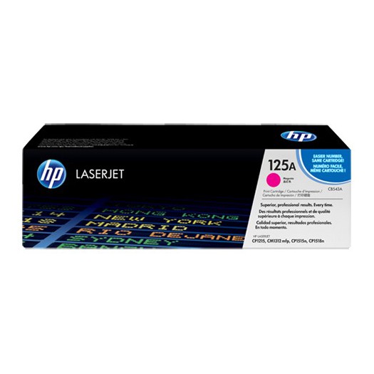 کارتریج لیزری اورجینال قرمز 125A-CB542A اچ پی HP 125A Magenta Original LaserJet Toner Cartridge-CB542A
