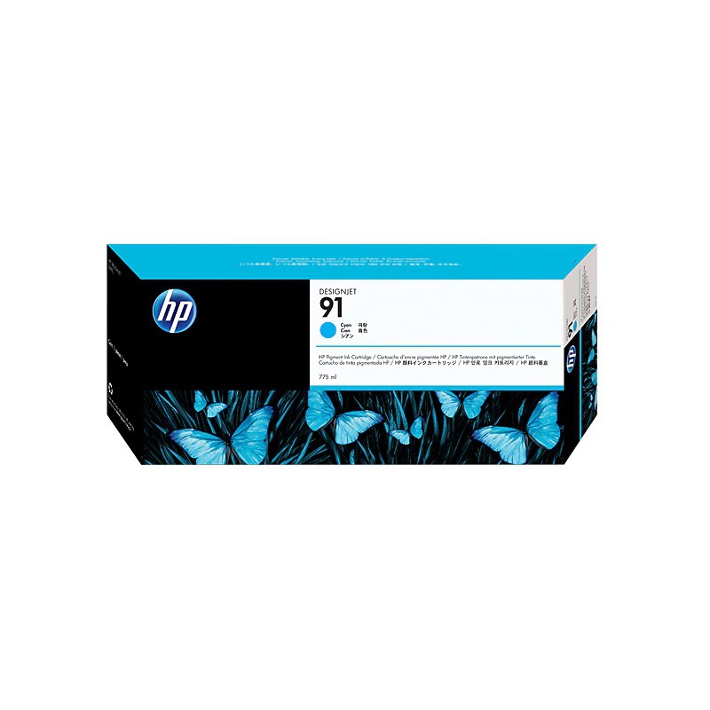 HP 91 Pigment Cyan Cartridge HP 91 Pigment Cyan Cartridge