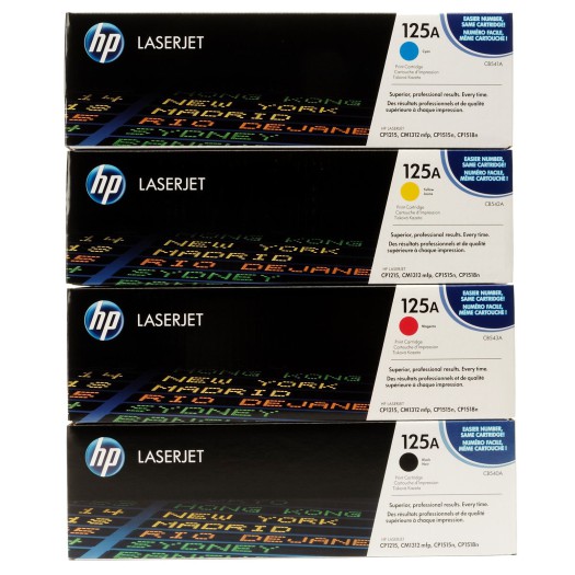 کارتریج لیزری اورجینال قرمز 125A-CB542A اچ پی HP 125A Magenta Original LaserJet Toner Cartridge-CB542A