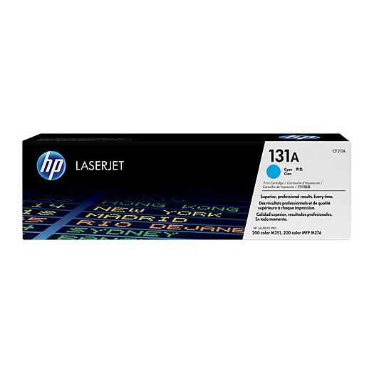 کارتریج لیزری اورجینال آبی 131A-CF211A اچ پی HP 131A Cyan Original LaserJet Toner Cartridge-CF211A