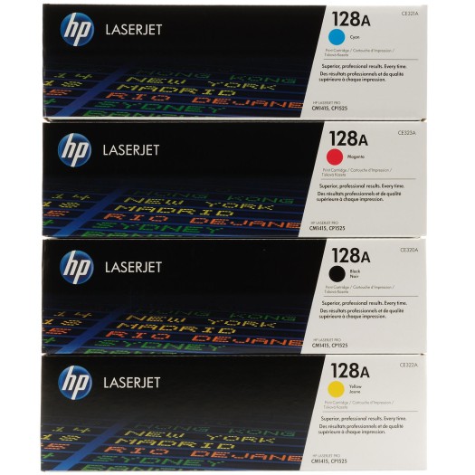 کارتریج لیزری اورجینال مشکی 128A-CE320A اچ پی HP 128A Black Original LaserJet Toner Cartridge-CE320A