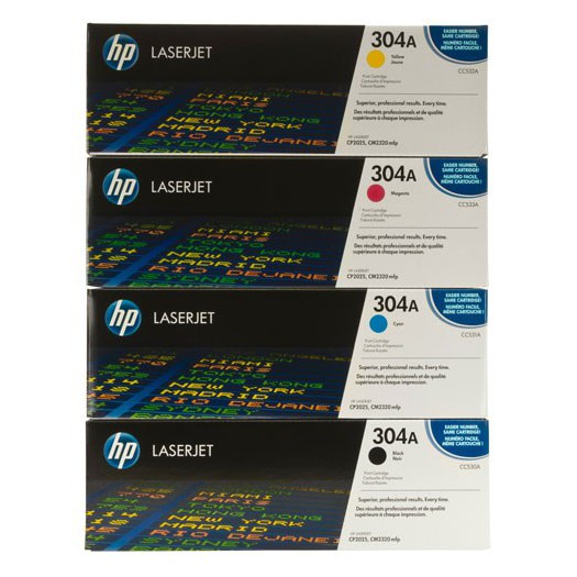 کارتریج لیزری اورجینال مشکی 304A-CC530A اچ پی HP 304A Black Original LaserJet Toner Cartridge-CC530A