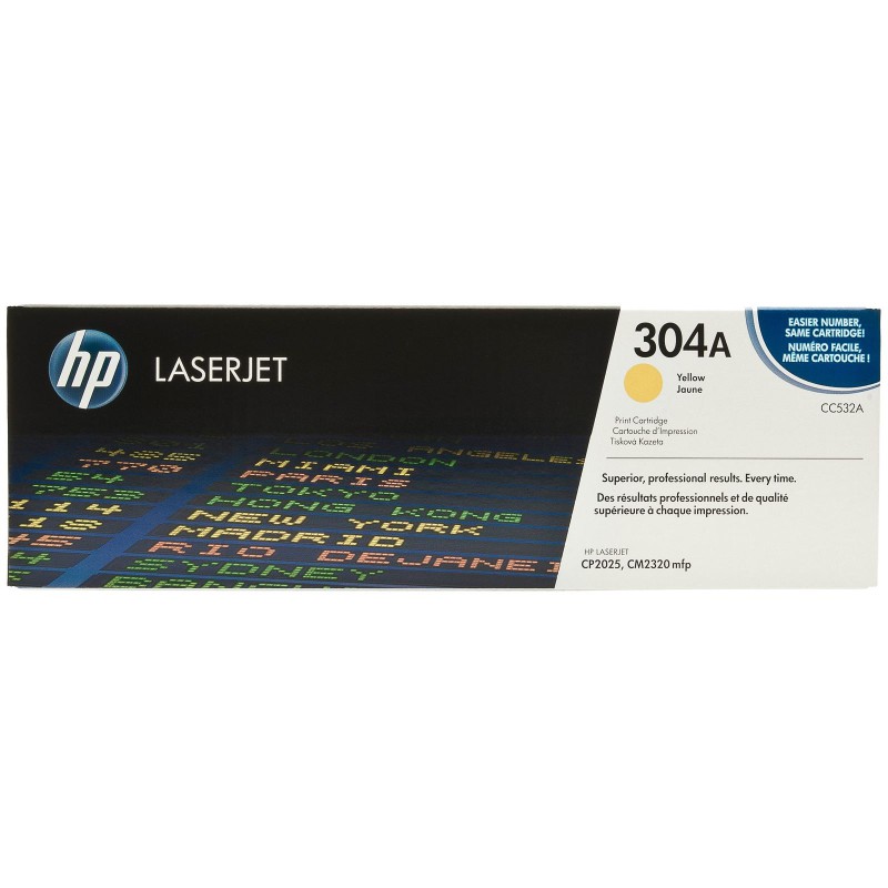 کارتریج لیزری اورجینال زرد 304A-CC532A اچ پی HP 304A Yellow Original LaserJet Toner Cartridge-CC532A کارتریج لیزری اورجینال زرد 304A-CC532A اچ پی HP 304A Yellow Original LaserJet Toner Cartridge-CC532A