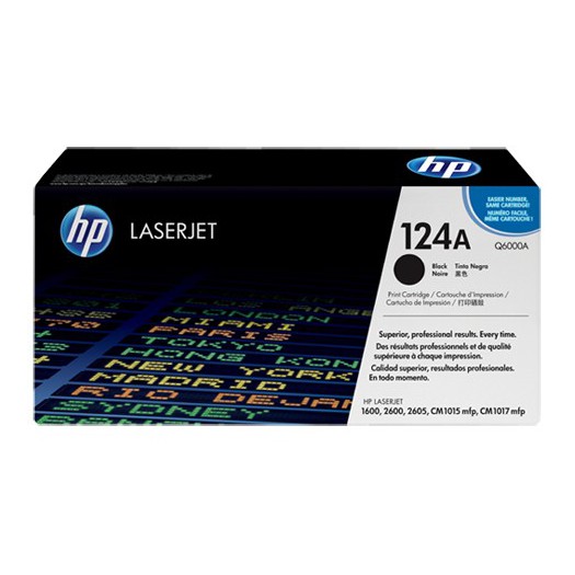 کارتریج لیزری اورجینال مشکی 124A-Q6000A اچ پی HP 304A Black Original LaserJet Toner Cartridge-Q6000A