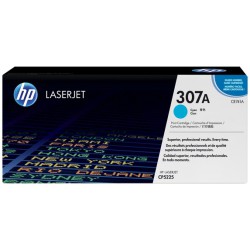 کارتریج لیزری اورجینال آبی 307A-CE741A اچ پی HP 307A Cyan Original LaserJet Toner Cartridge-CE741