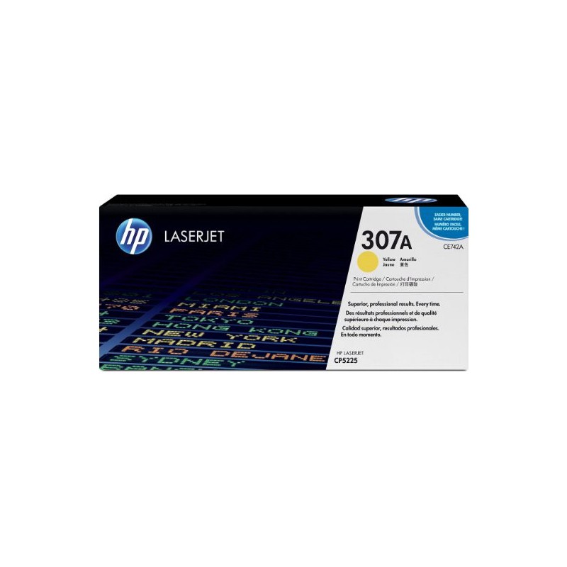 کارتریج لیزری اورجینال زرد 307A-CE742A اچ پی HP 307A Yellow Original LaserJet Toner Cartridge-CE742 کارتریج لیزری اورجینال زرد 307A-CE742A اچ پی HP 307A Yellow Original LaserJet Toner Cartridge-CE742