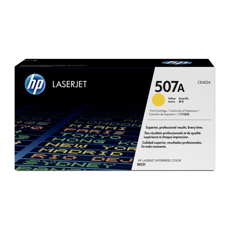 کارتریج لیزری اورجینال زرد 507A-CE402A اچ پی HP 507A Yellow Original LaserJet Toner Cartridge-CE402A کارتریج لیزری اورجینال زرد 507A-CE402A اچ پی HP 507A Yellow Original LaserJet Toner Cartridge-CE402A