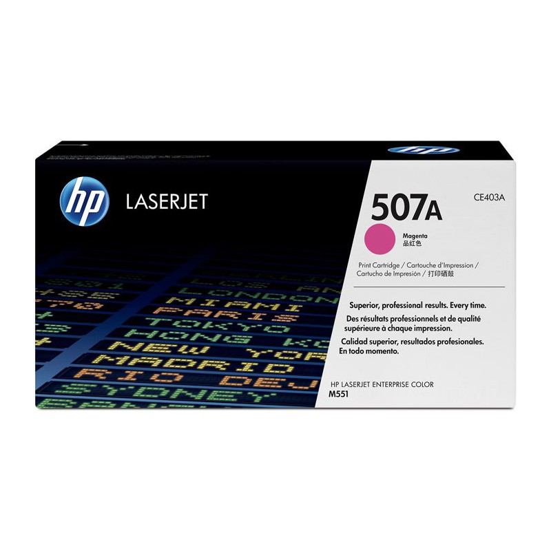 کارتریج لیزری اورجینال قرمز-صورتی 507A-CE403A اچ پی HP 507A Magenta Original LaserJet Toner Cartridge-CE403A کارتریج لیزری اورجینال قرمز-صورتی 507A-CE403A اچ پی HP 507A Magenta Original LaserJet Toner Cartridge-CE403A