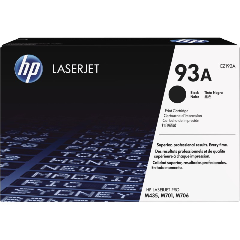 کارتریج لیزری اورجینال مشکی 93A-CZ192A اچ پی HP 93A Black Original LaserJet Toner Cartridge-CZ192A کارتریج لیزری اورجینال مشکی 93A-CZ192A اچ پی HP 93A Black Original LaserJet Toner Cartridge-CZ192A