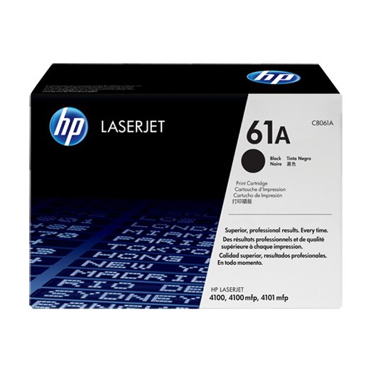 کارتریج لیزری اورجینال مشکی 61A-C8061A اچ پی HP 61A Black Original LaserJet Toner Cartridge-C8061A