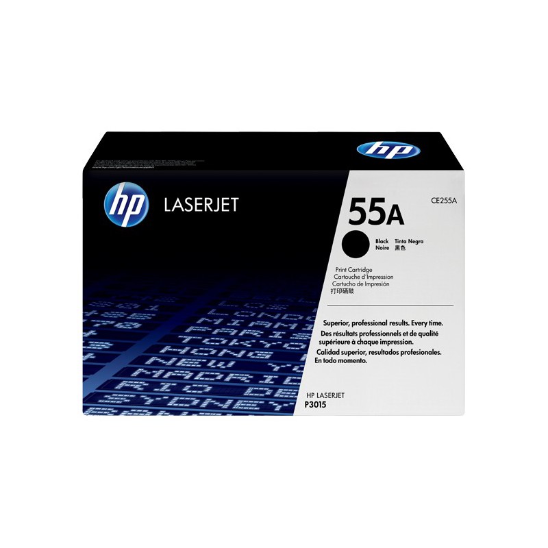 کارتریج لیزری اورجینال مشکی 55A-CE255A اچ پی HP 55A Black Original LaserJet Toner Cartridge-CE255A