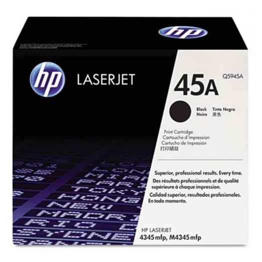 کارتریج لیزری اورجینال مشکی 45A-Q5945A اچ پی HP 45A Black Original LaserJet Toner Cartridge-Q5945A