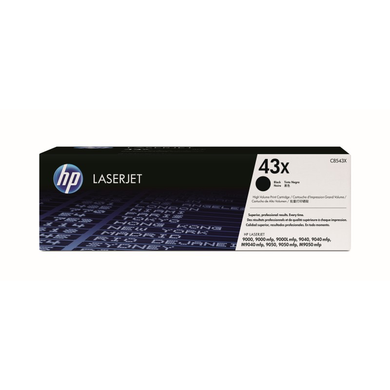 کارتریج لیزری اورجینال مشکی 43X-C8543X اچ پی HP 43X Black Original LaserJet Toner Cartridge-C8543X کارتریج لیزری اورجینال مشکی 43X-C8543X اچ پی HP 43X Black Original LaserJet Toner Cartridge-C8543X