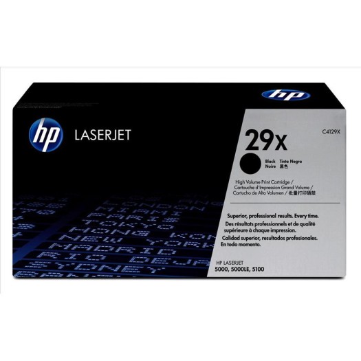 کارتریج لیزری اورجینال مشکی 29X-C4129X اچ پی HP 29X Black Original LaserJet Toner Cartridge-C4129X