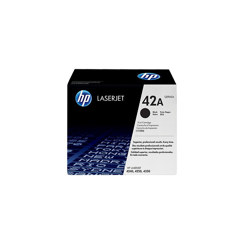 کارتریج لیزری اورجینال مشکی 42A-Q5942A اچ پی HP 42A Black Original LaserJet Toner Cartridge-Q5942A