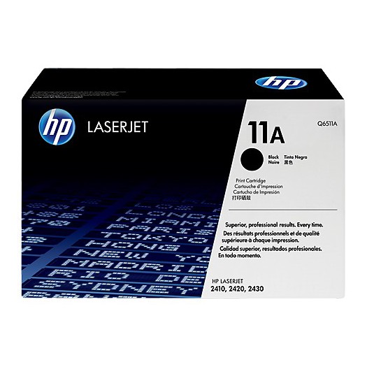 کارتریج لیزری اورجینال مشکی 11A-Q6511A اچ پی HP 11A Black Original LaserJet Toner Cartridge-Q6511A