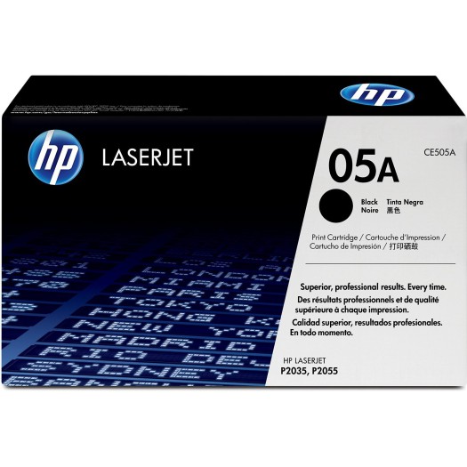 کارتریج لیزری اورجینال مشکی 05A-CE505A اچ پی HP 05A Black Original LaserJet Toner Cartridge-CE505A