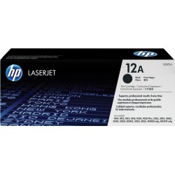 کارتریج لیزری اورجینال مشکی 12A-Q2612A اچ پی HP 12A Black Original LaserJet Toner Cartridge-Q2612A