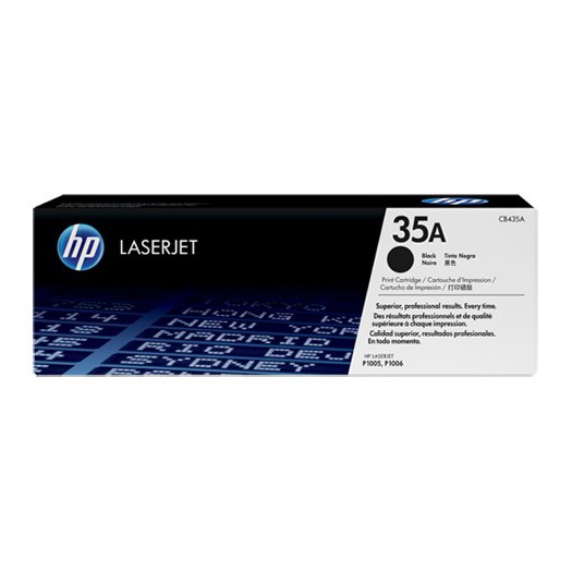 کارتریج لیزری اورجینال مشکی 35A-CB435A اچ پی HP 35A Black Original LaserJet Toner Cartridge-CB435A