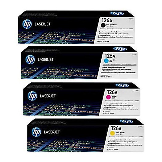 کارتریج لیزری طرح درجه یک آبی 126A-CE311A اچ پی HP 126A Cyan  LaserJet Toner Cartridge-CE311A