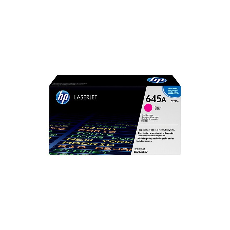 کارتریج لیزری اورجینال قرمز 645A-C9733A اچ پی HP 645A Magenta Original LaserJet Toner Cartridge-C9733A کارتریج لیزری اورجینال قرمز 645A-C9733A اچ پی HP 645A Magenta Original LaserJet Toner Cartridge-C9733A