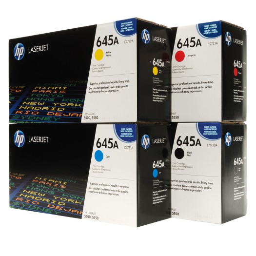 کارتریج لیزری اورجینال قرمز 645A-C9733A اچ پی HP 645A Magenta Original LaserJet Toner Cartridge-C9733A