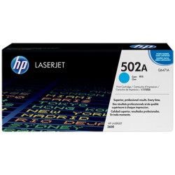 کارتریج لیزری اورجینال  آبی  502A-Q6471A اچ پی HP 502A Cyan Original LaserJet Toner Cartridge-Q6471A