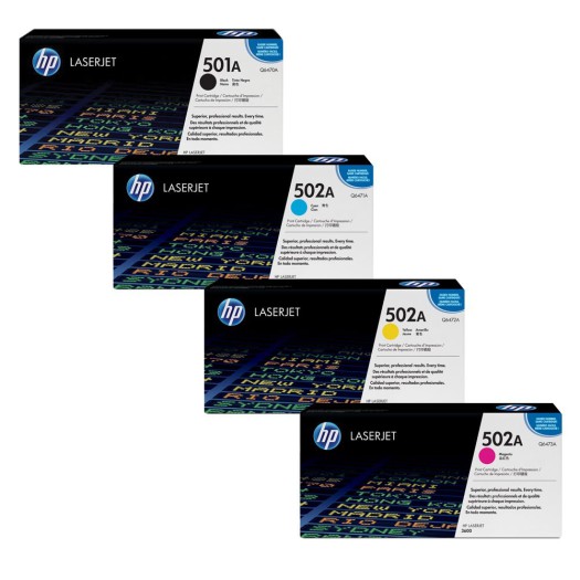کارتریج لیزری اورجینال  آبی  502A-Q6471A اچ پی HP 502A Cyan Original LaserJet Toner Cartridge-Q6471A