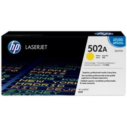 کارتریج لیزری اورجینال  زرد  502A-Q6472A اچ پی HP 502A Yellow Original LaserJet Toner Cartridge-Q6472A