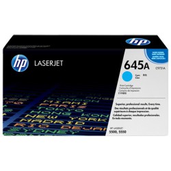 کارتریج لیزری اورجینال آبی 645A-C9731A اچ پی HP 645A Cyan Original LaserJet Toner Cartridge-C9731A