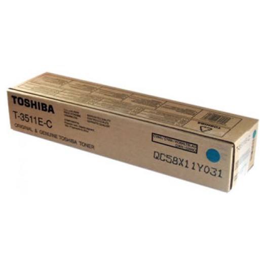 کارتریج طرح درجه یک آبی 3511C توشیبا Toshiba T-3511-C Cyan Toner Cartridge