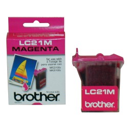 کارتریج جوهر افشان اورجینال قرمز 21M برادر Brother LC-21M Magenta Original Ink Cartridge