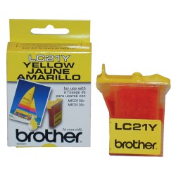 کارتریج جوهر افشان اورجینال زرد 21Y برادر Brother LC-21Y Yellow Original Ink Cartridge