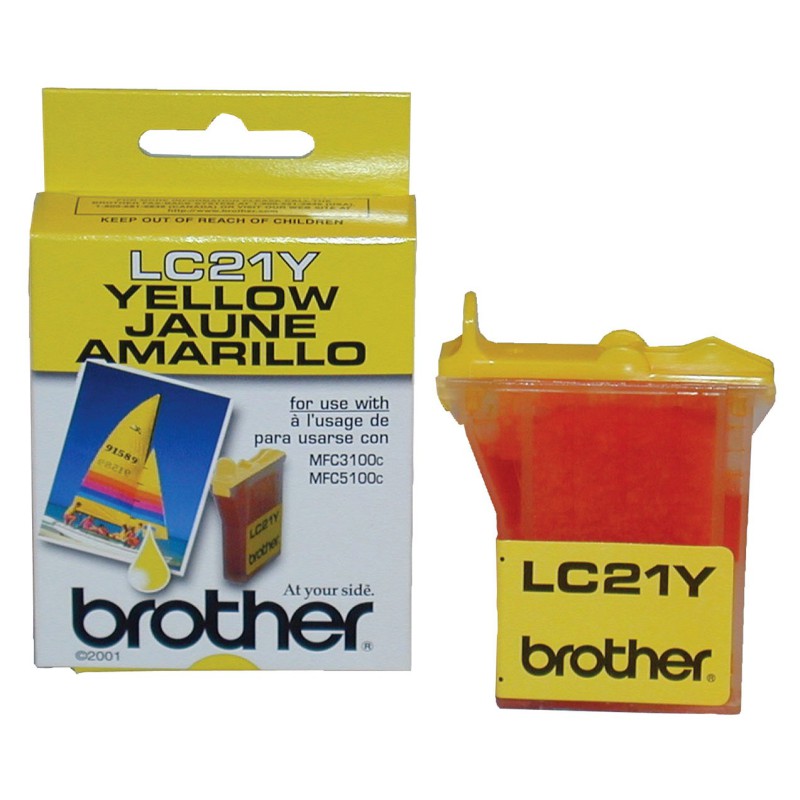 کارتریج جوهر افشان اورجینال زرد 21Y برادر Brother LC-21Y Yellow Original Ink Cartridge کارتریج جوهر افشان اورجینال زرد 21Y برادر Brother LC-21Y Yellow Original Ink Cartridge