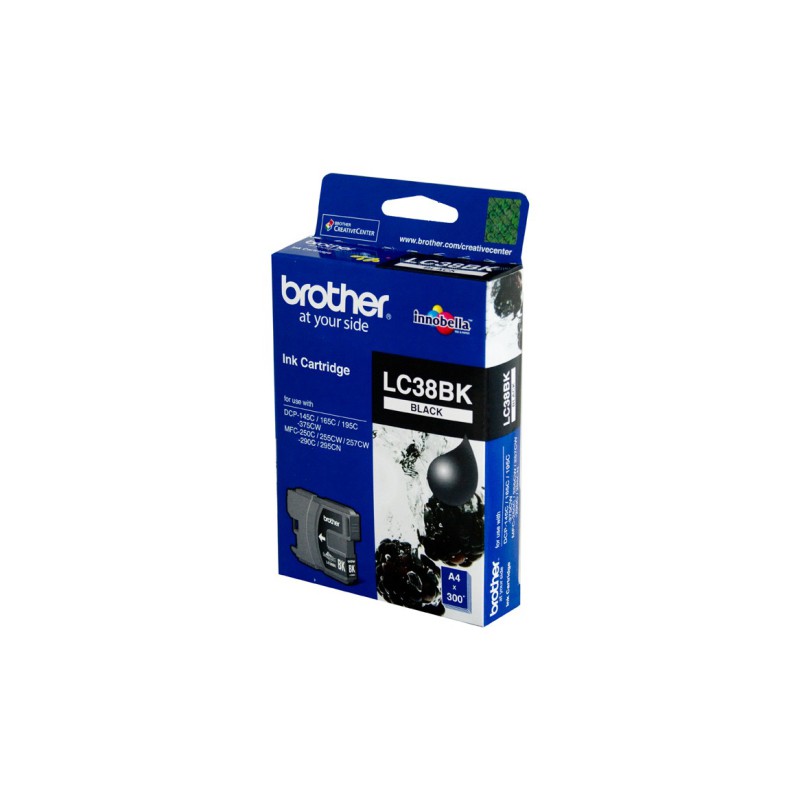 کارتریج جوهر افشان اورجینال مشکی 38BK برادر Brother LC-38BK Black Original Ink Cartridge کارتریج جوهر افشان اورجینال مشکی 38BK برادر Brother LC-38BK Black Original Ink Cartridge