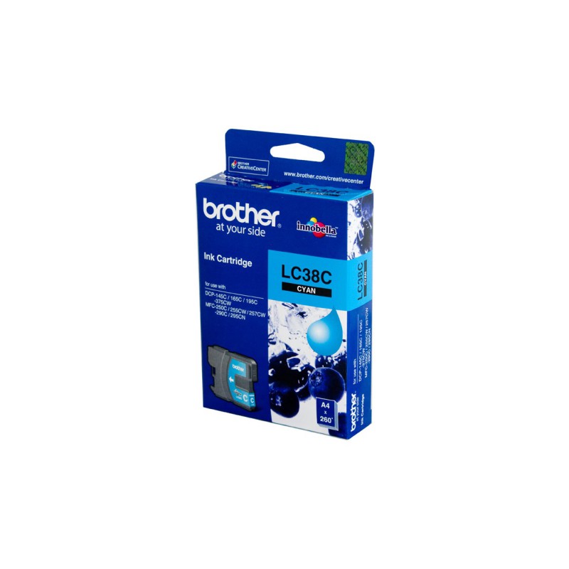 کارتریج جوهر افشان اورجینال آبی 38C برادر Brother LC-38C Cyan Original Ink Cartridge کارتریج جوهر افشان اورجینال آبی 38C برادر Brother LC-38C Cyan Original Ink Cartridge