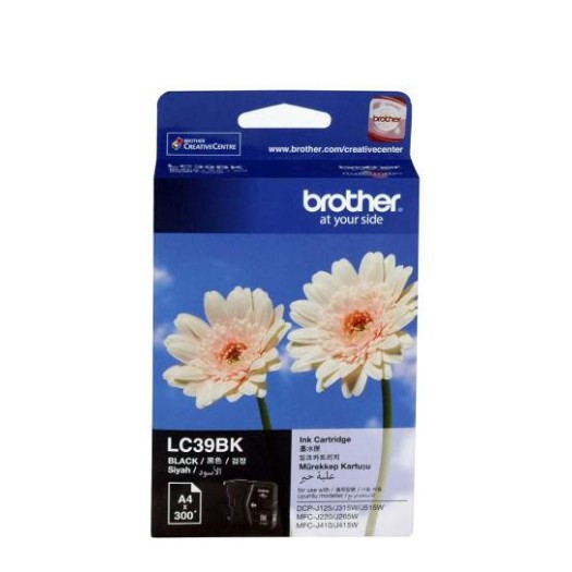 کارتریج جوهر افشان اورجینال مشکی 39BK برادر Brother LC-39BK Black Original Ink Cartridge