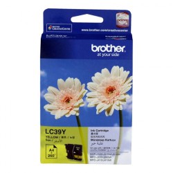 کارتریج جوهر افشان اورجینال زرد 39Y برادر Brother LC-39Y Yellow Original Ink Cartridge