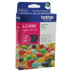 کارتریج جوهر افشان اورجینال قرمز 40M برادر Brother LC-40M Magenta Original Ink Cartridge