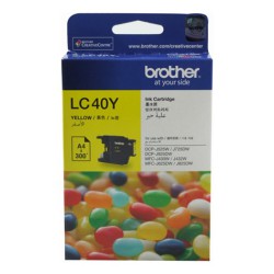 کارتریج جوهر افشان اورجینال زرد 40Y برادر Brother LC-40Y Yellow Original Ink Cartridge
