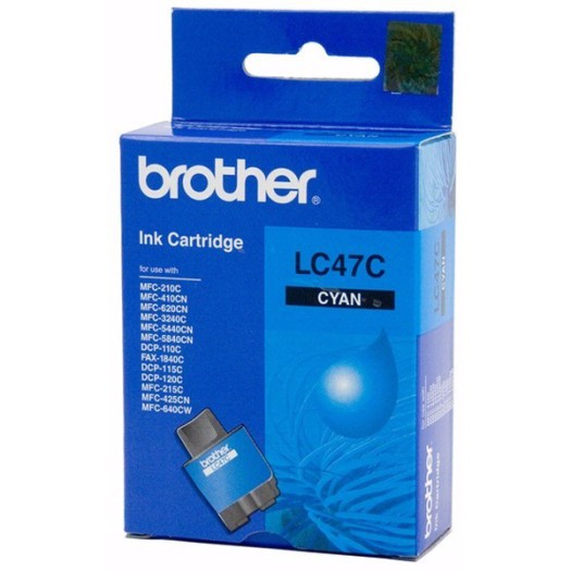 کارتریج جوهر افشان اورجینال آبی 47C برادر Brother LC-47C Cyan Original Ink Cartridge