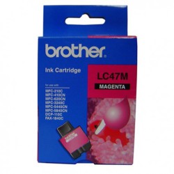کارتریج جوهر افشان اورجینال قرمز 47M برادر Brother LC-47M Magenta Original Ink Cartridge