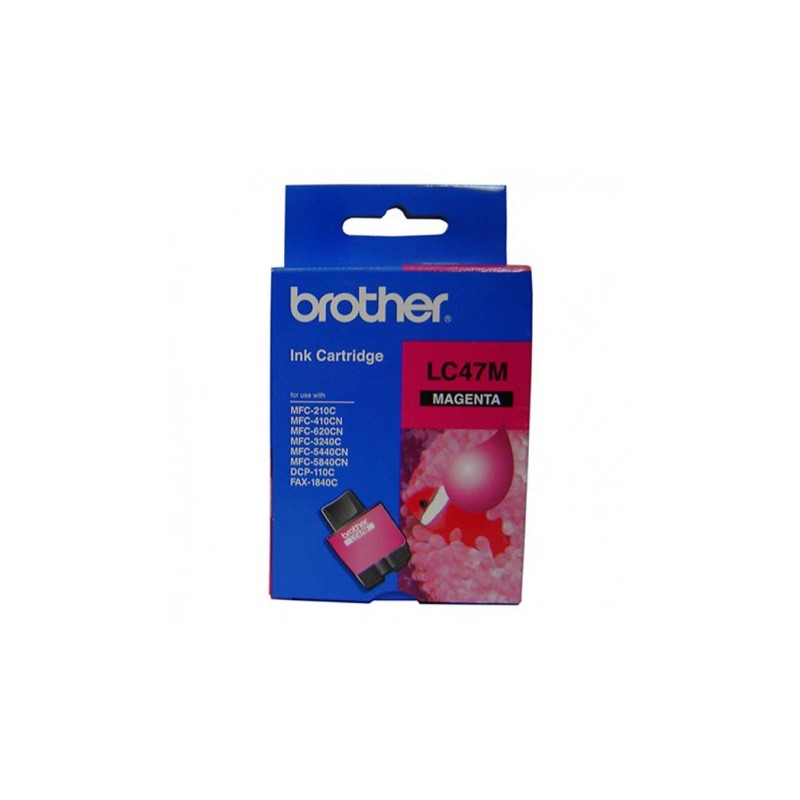 کارتریج جوهر افشان اورجینال قرمز 47M برادر Brother LC-47M Magenta Original Ink Cartridge کارتریج جوهر افشان اورجینال قرمز 47M برادر Brother LC-47M Magenta Original Ink Cartridge