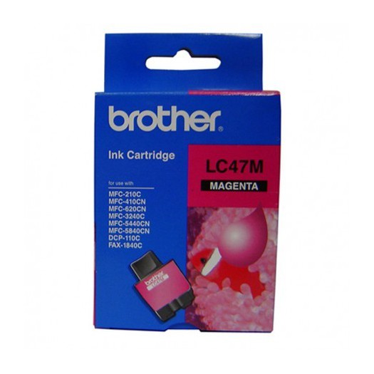 کارتریج جوهر افشان اورجینال قرمز 47M برادر Brother LC-47M Magenta Original Ink Cartridge