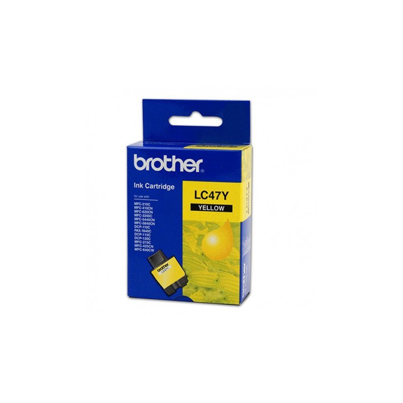 کارتریج جوهر افشان اورجینال زرد 47Y برادر Brother LC-47Y Yellow Original Ink Cartridge کارتریج جوهر افشان اورجینال زرد 47Y برادر Brother LC-47Y Yellow Original Ink Cartridge