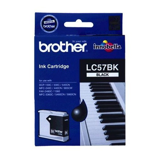 کارتریج جوهر افشان اورجینال مشکی 57BK برادر Brother LC-57BK Black Original Ink Cartridge