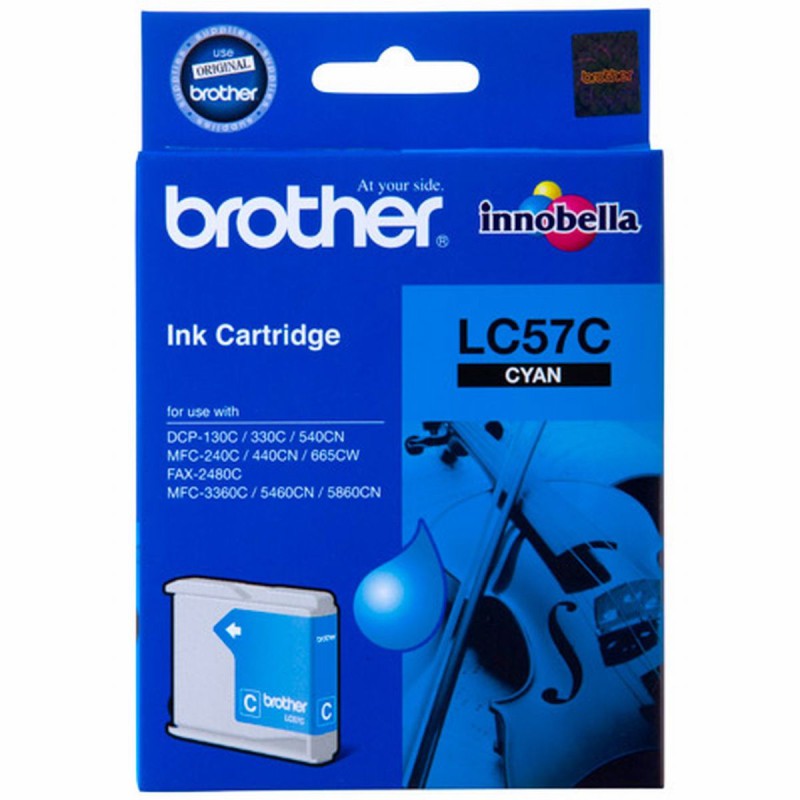کارتریج جوهر افشان اورجینال آبی 57C برادر Brother LC-57C Cyan Original Ink Cartridge کارتریج جوهر افشان اورجینال آبی 57C برادر Brother LC-57C Cyan Original Ink Cartridge
